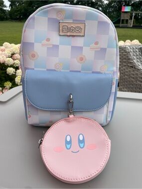 Bioworld Kirby Sweet Treats Women's Mini Backpack With Coin Purse - NWT
